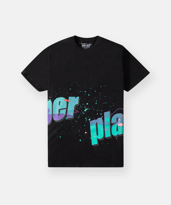 Paper Planes - Sideline  Tee - Black - Clique Apparel