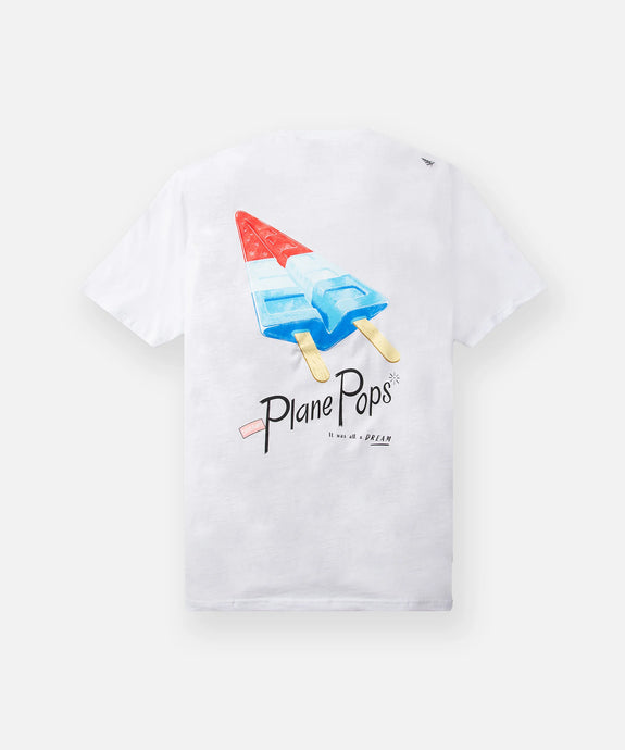 Paper Planes - Americana Plane Pops  Tee - White - Clique Apparel