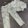 LP - Denim Set Cut Crop Denim - - Clique Apparel
