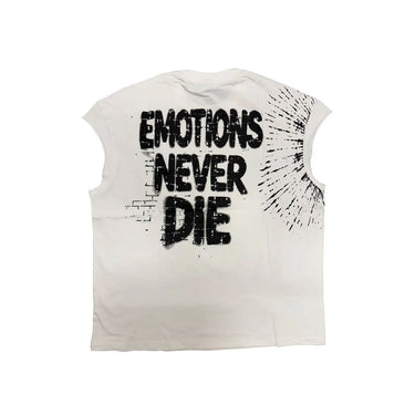 Mixed Emotion - Starboy Sleeveless Tee - White - Clique Apparel