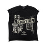 Mixed Emotion - Newspaper Sleeveless Tee - - Clique Apparel