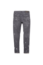 Load image into Gallery viewer, Purple - P001 Worn Grey Knee Slit Jeans