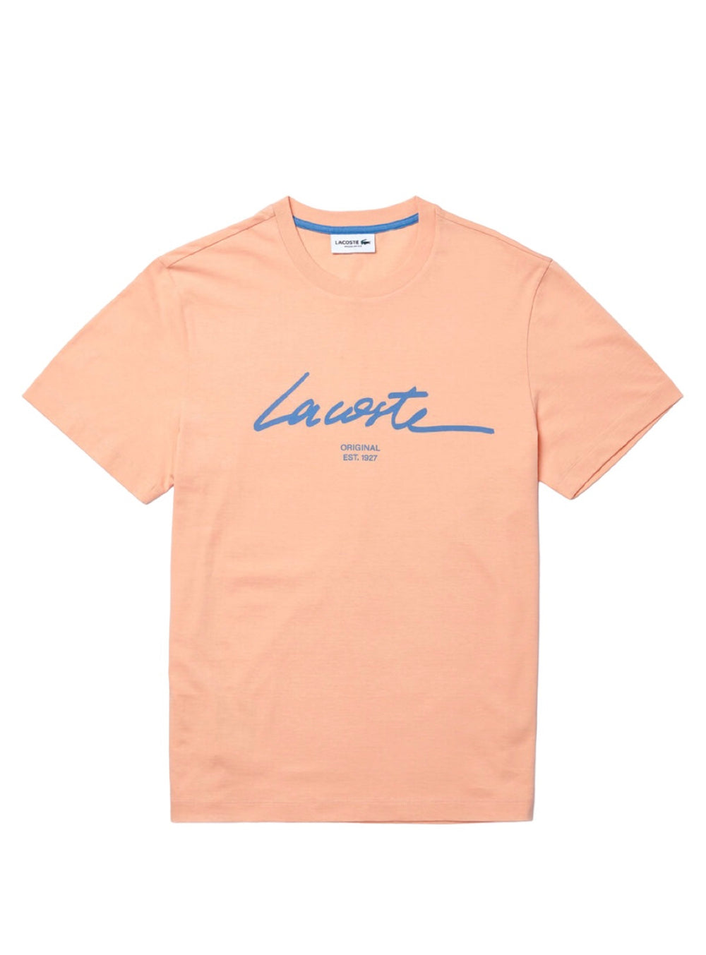 Lacoste - Script T-shirt - Light Orange