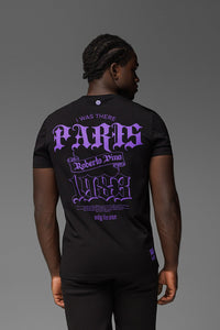 RV- One Paris T-shirt Black-Purple