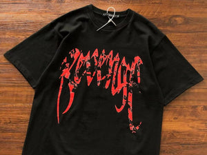 Revenge - Red Bones Tee Black - Clique Apparel