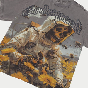 Godspeed -  Save The Bees Tee - Ash