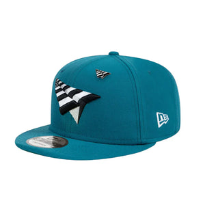 PAPER PLANES CROWN 9FIFTY SNAPBACK HAT - SHARK TEAL - Clique Apparel