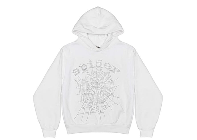 Spyder - Rhinestones Pullover Hoodie - White - Clique Apparel