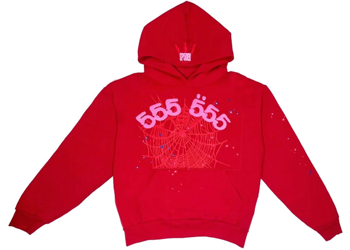 Spyder - 555 Logo Pullover Hoodie - Red - Clique Apparel