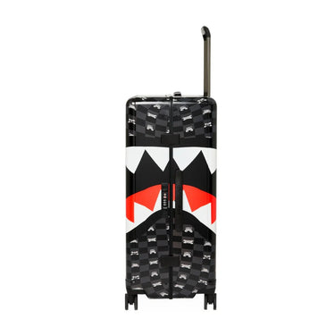 Sprayground - Gray Peeking Character Sketch Full Size Luggage - Clique Apparel