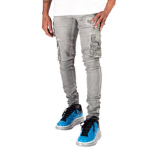 Load image into Gallery viewer, SERENEDE TIMBERWOLF CARGO JEANS (ARCTIC GREY) - Clique Apparel