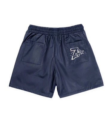Triple Sevens - Navy Nylon Shorts - Clique Apparel