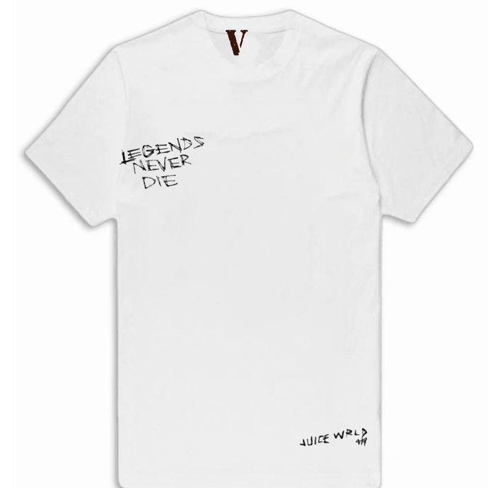 Vlone - Juice Wrld Legends Never Die Tee - White - Clique Apparel