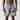 Mixed Emotion-  AI Denim Shorts - Blue - Clique Apparel
