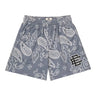 EE Shorts - EE Grey Paisley - Clique Apparel