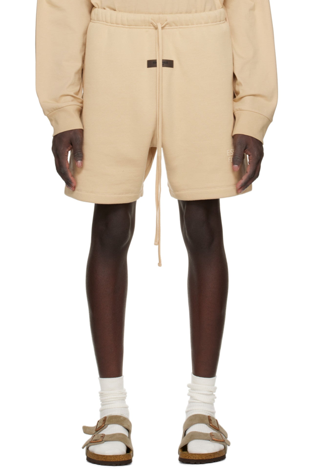 Essentials Fear Of God - Shorts - Eggshell - Clique Apparel