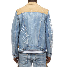 Load image into Gallery viewer, SMOKE RISE UTILITY FASHION DENIM JACKET (BOWERY BLUE) JJ21502 - Clique Apparel