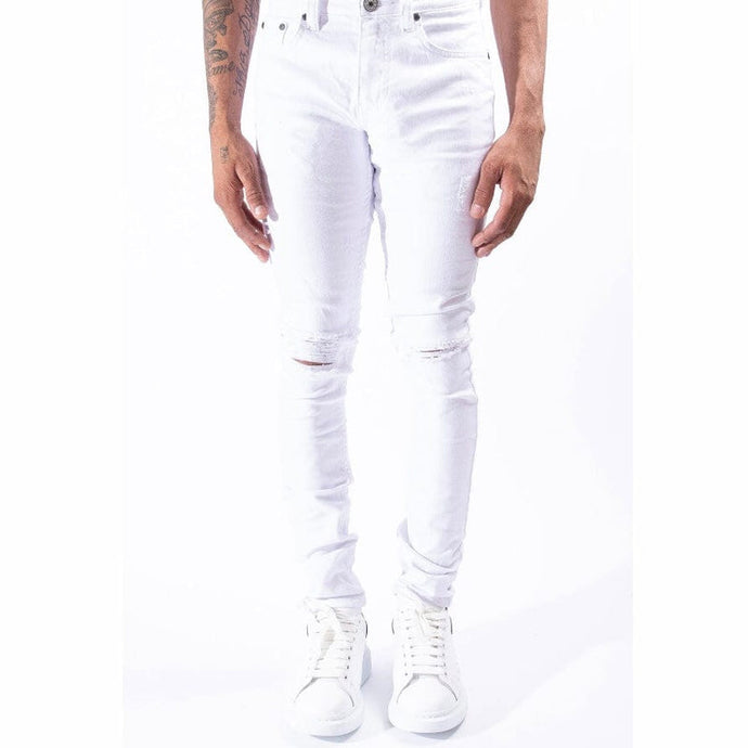 Serenede - Everest Peak Jeans - White - Clique Apparel