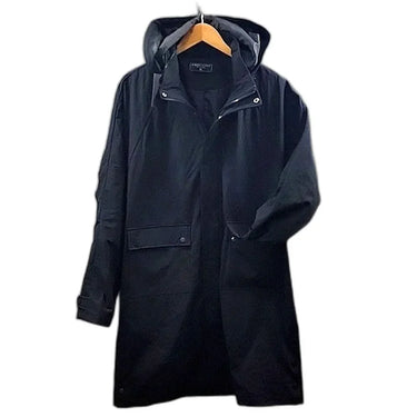 Roberto Vino Milano - Black Hooded Coat - Clique Apparel