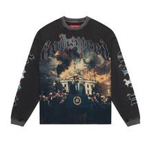 Load image into Gallery viewer, Godspeed -Grey V.O.D 2024-LONG SLEEVE SHIRT