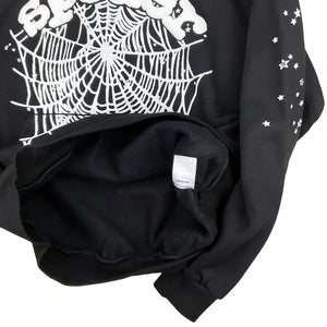 Sp5der - OG Web Hoodie Black/White - Clique Apparel