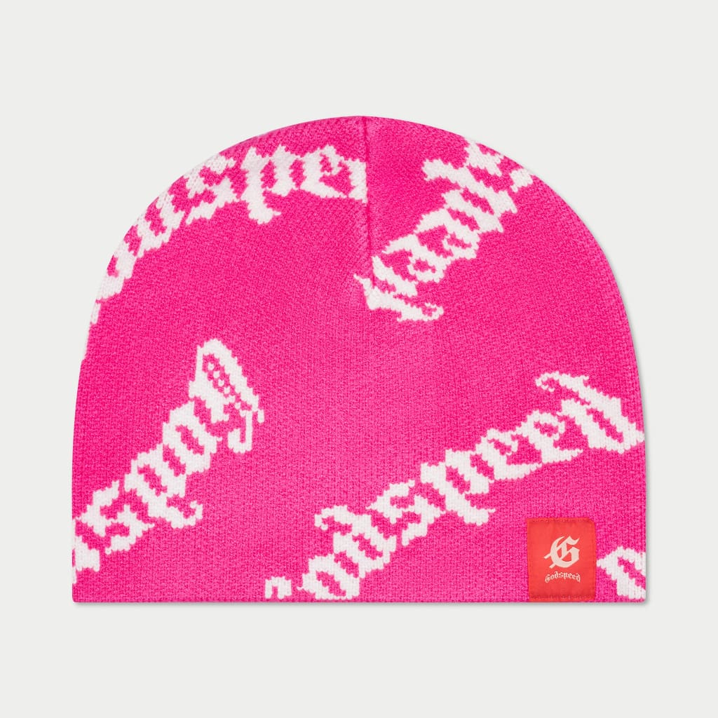 Godspeed - Og Logo Beanie Pink