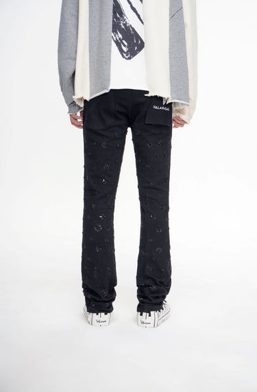 Valabasas - Shea Stacked Jean -Jet Black - Clique Apparel