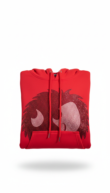 BKYS - Embroidery Hoodie - Red - Clique Apparel