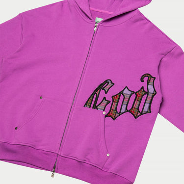 Godspeed - OG Logo Sweatsuit- Pink Plaid - Clique Apparel