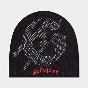 Godspeed - Studded Beanie (Red, O/S)