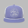 Paper Planes - Script Trucker Hat - Lavender - Clique Apparel