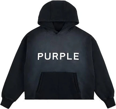 PURPLE BRAND - Heavyweight Fleece Hoodie - Black - Clique Apparel