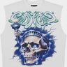 Godspeed- Liberty Tears Sleeveless - White - Clique Apparel