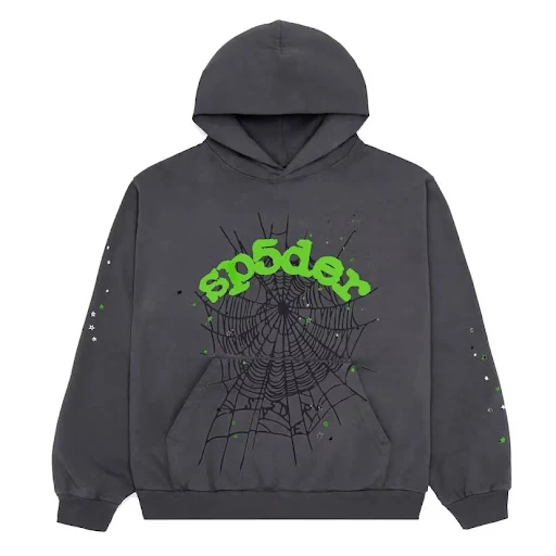 Sp5der - Wait Web Hoodie Slate Grey - Clique Apparel