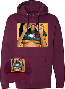 Bluntlicker Hoodie Maroon - Unisex - Clique Apparel