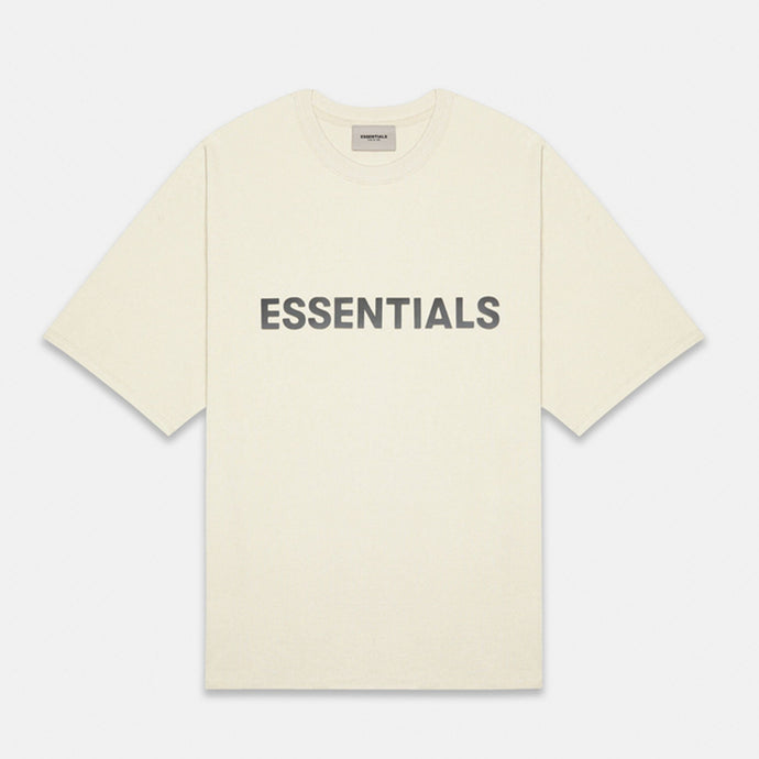 Essentials Fear Of God - Short Sleeve Tee Cream - Clique Apparel