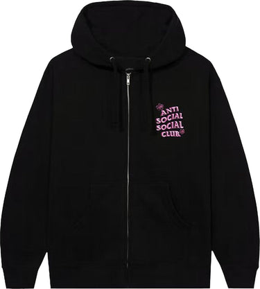 Anti Social Social Club - Coral Crush Hoodie Black - Clique Apparel