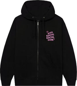 Anti Social Social Club - Coral Crush Hoodie Black - Clique Apparel