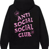Anti Social Social Club - Coral Crush Hoodie Black - Clique Apparel