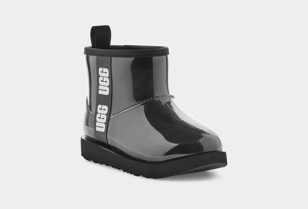 Ugg - Kids Classic Clear Mini II (Black) - Clique Apparel