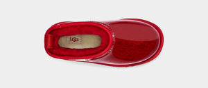 Ugg - Kids Classic Clear Mini II (Samba Red) - Clique Apparel