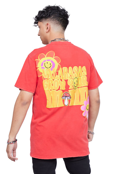 Valabasas - Keep Growing Vintage Tee - Red - Clique Apparel