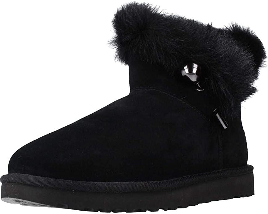 Ugg - Women Classic Fluff Pin Mini (Black) - Clique Apparel