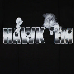 Vlone - Pop Smoke Hawk Em T-Shirt - Black - Clique Apparel