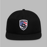Paper Plane Starboard Strapback Hat Black - Unisex - Clique Apparel