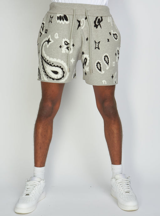 Politics - Knit Shorts Pais379 - Grey - Clique Apparel