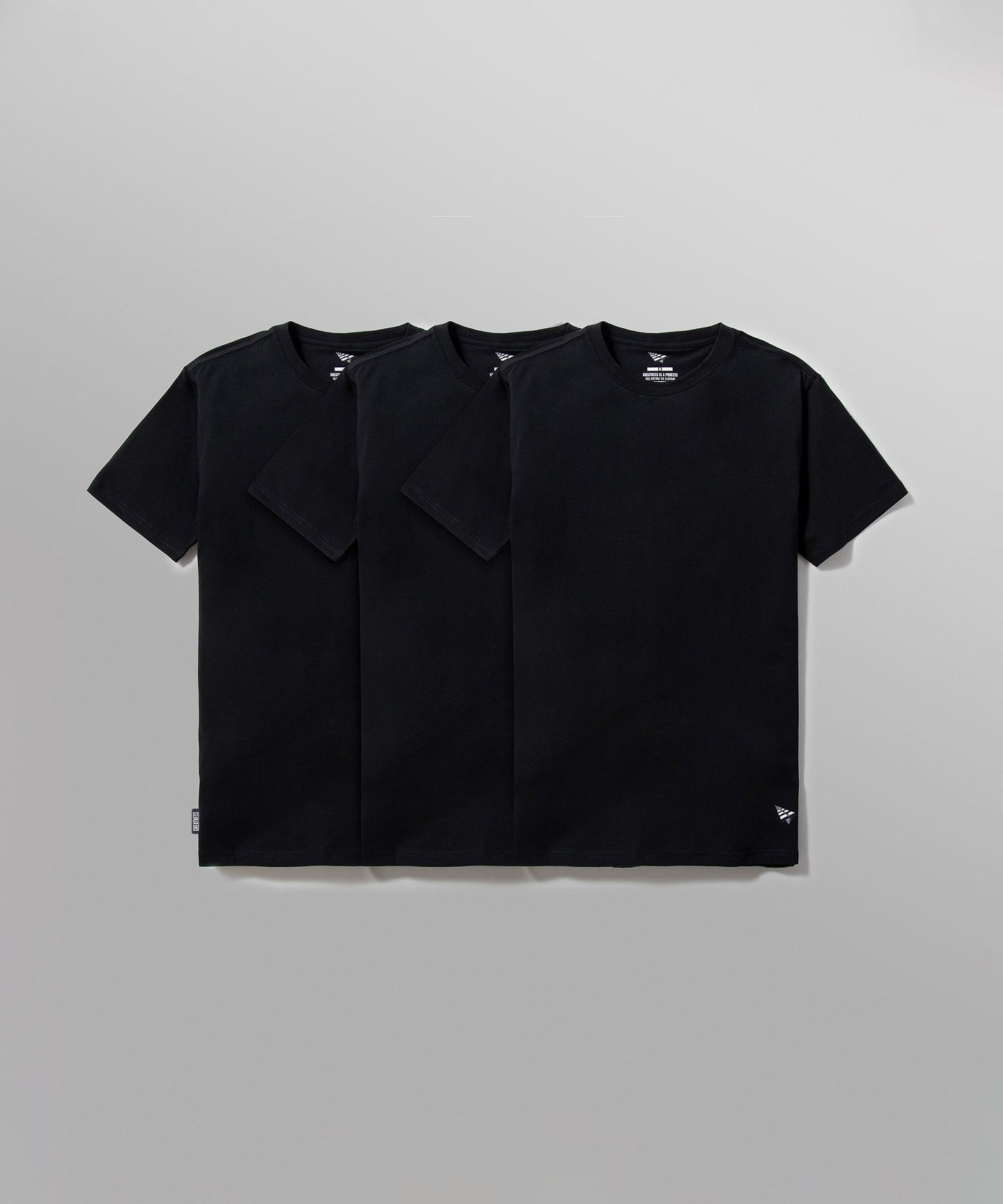 Paper Plane - Essential 3-Pack Tee - Black - Clique Apparel