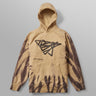 Paper plane - Path To Greatness Tie Dye Hoodie - Pebble - Clique Apparel