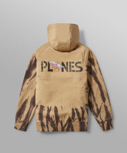 Paper plane - Path To Greatness Tie Dye Hoodie - Pebble - Clique Apparel