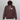 Paper plane -Collegiate Spectrum Half Zip Drop Shoulder Hoodie - Coffee - Clique Apparel